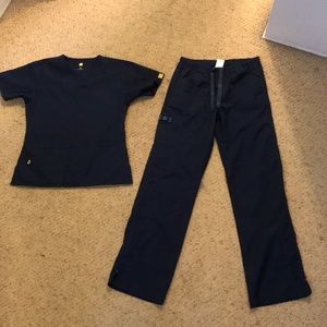 Wonderwink scrubs - Navy blue  set